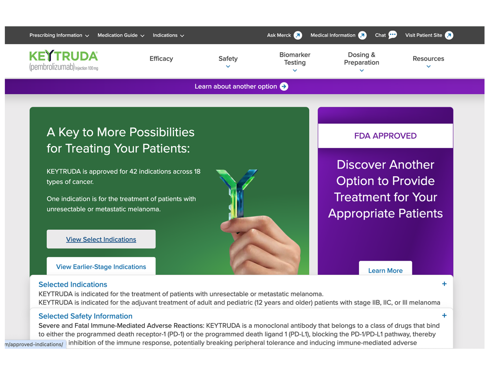 Merck: Keytruda HCP Site & iVA