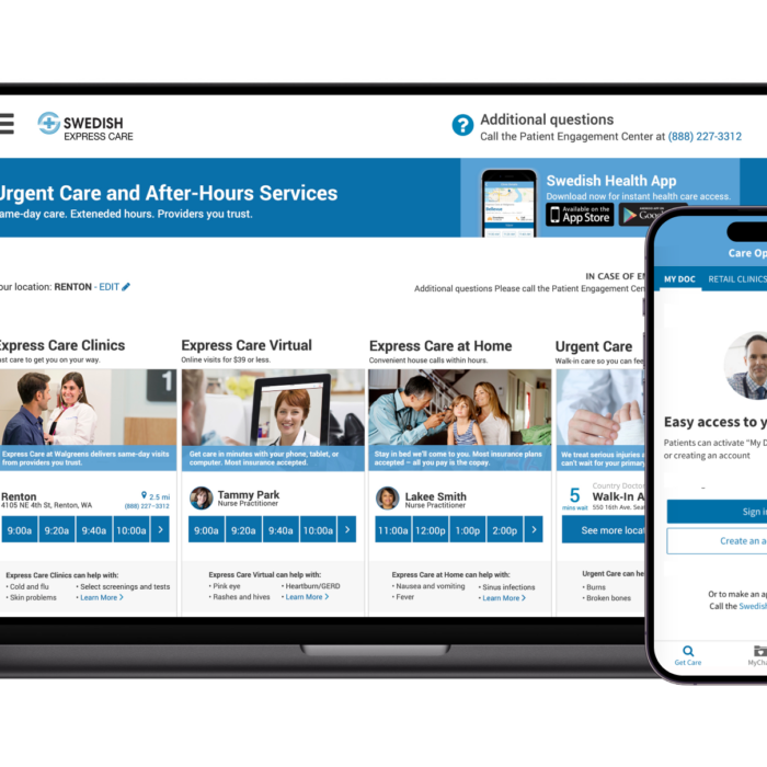 Swedish and Providence: Health Connect Site & App