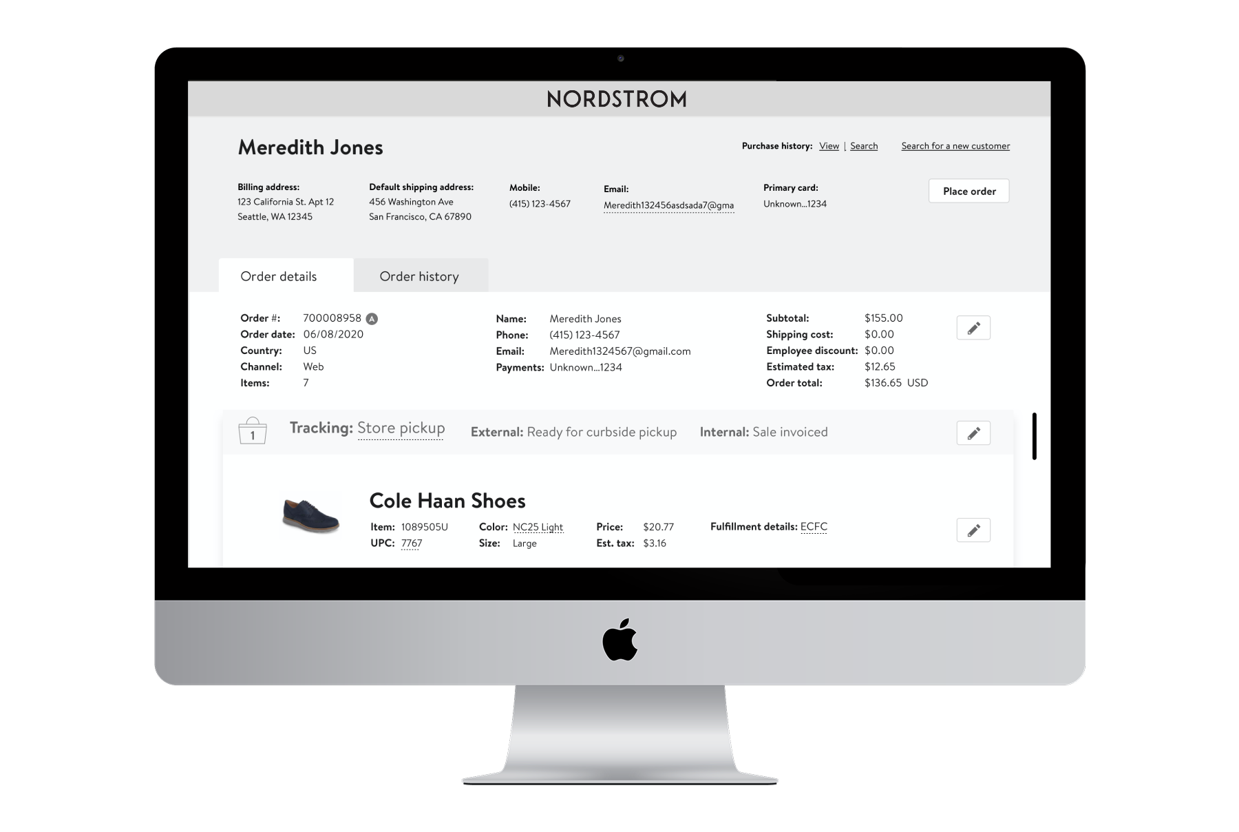 Nordstrom Contextual Agent Experience
